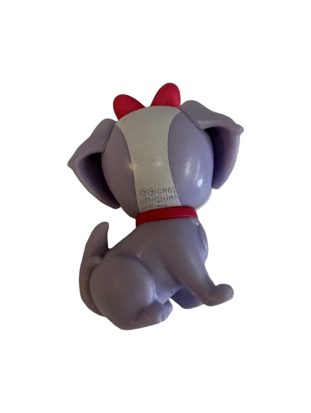 Disney Junior Minnie’s Dog CREAMPUFF Mini Toy Figure 2” Pink Bow